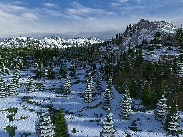 Najlepsze minecraftowe projekty – Winter Lands, Ferlania Winter i Winter Fortress - ilustracja #5