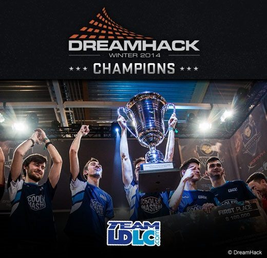 Team LDLC - zwycięzcy DreamHack Winter 2014.