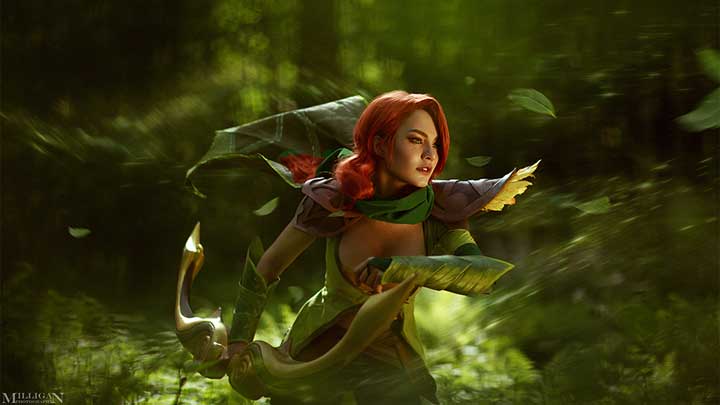 Źródło: Christina Fink i Milligan Vick - Najlepsze cosplaye -  Windranger z Dota 2 - wiadomość - 2017-07-31