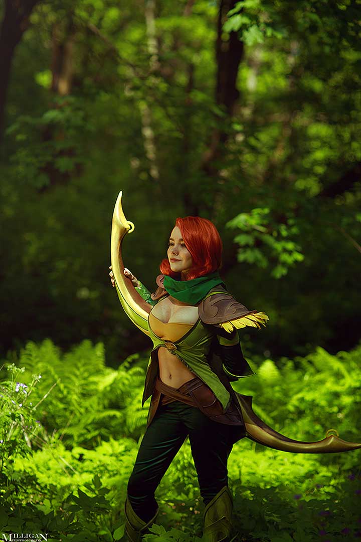 Najlepsze cosplaye -  Windranger z Dota 2 - ilustracja #3