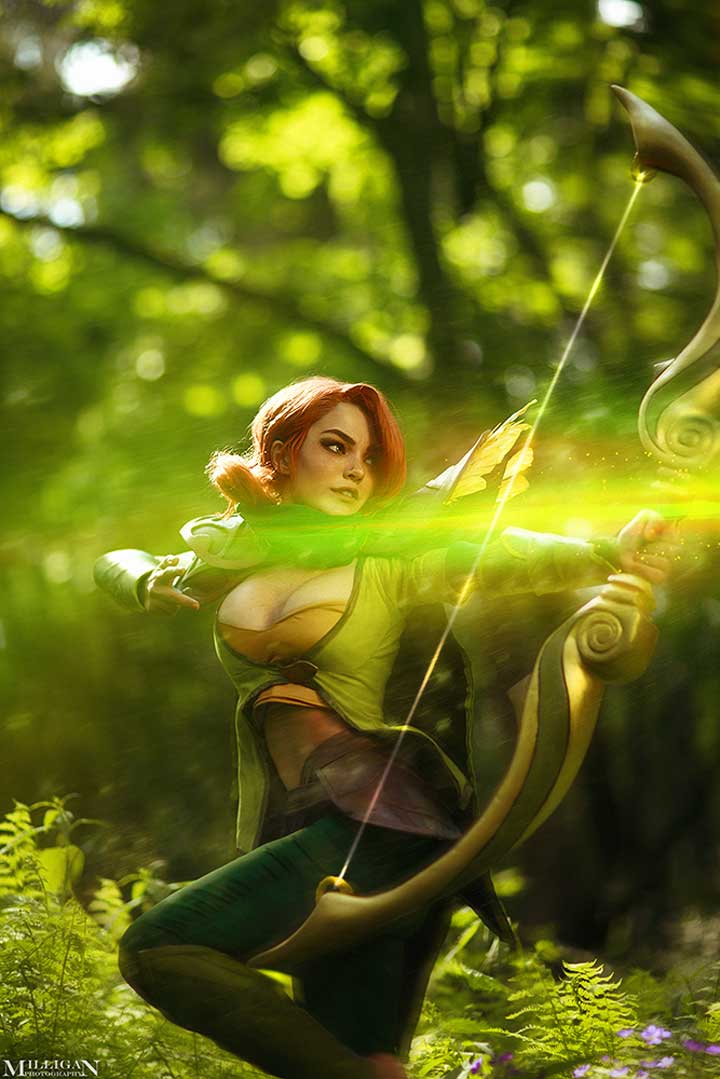 Najlepsze cosplaye - Windranger z Dota 2 - ilustracja #4