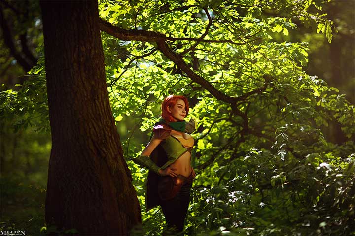 Najlepsze cosplaye - Windranger z Dota 2 - ilustracja #5