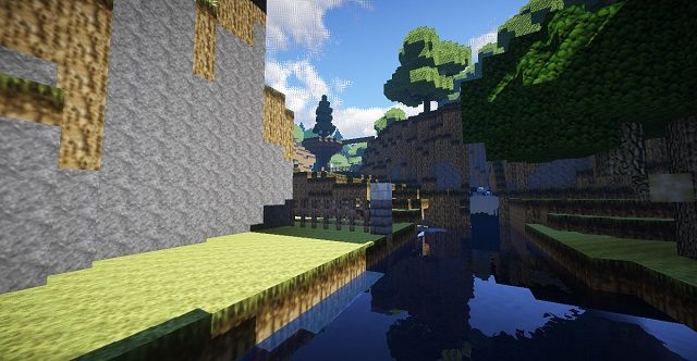 Rzeka Zora. - Najlepsze minecraftowe projekty – The Legend of Zelda, Star Wars i słoikowy świat - wiadomość - 2014-09-29