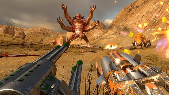 Nabywcy Poważnych Samów w wersji VR będą mogli się bawić razem z posiadaczami płaskich wydań. - Serious Sam 4 wciąż powstaje. Seria bez wsparcia DirectX9 - wiadomość - 2017-02-13
