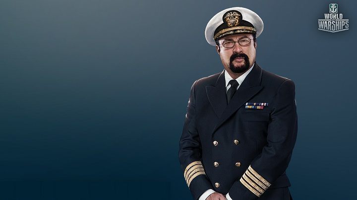 Steven Seagal gościł już na statku, ale nie w roli kapitana, a jako kucharz (Liberator z 1992 roku). - World of Warships - Steven Seagal zadebiutował w roli kapitana - wiadomość - 2017-07-03