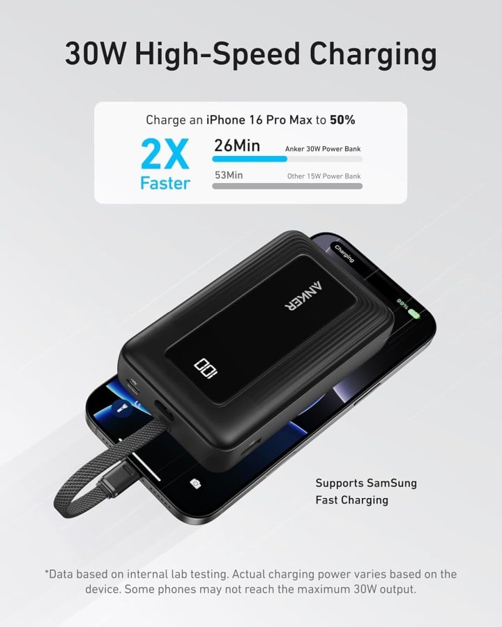 Źródło: Anker, materiały promocyjne - Amazon zwariował oferując „jeden z najlepszych powerbanków” w takiej cenie. Sprzęt Ankera kupicie teraz 38% taniej - wiadomość - 2025-05-19