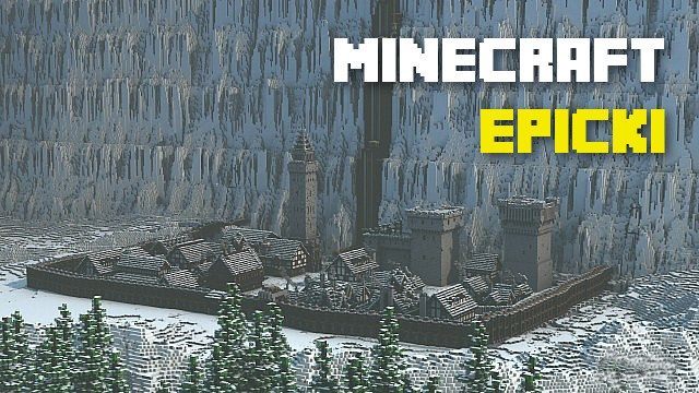 Najlepsze minecraftowe projekty – Mur i Czarny Zamek, Minas Tirith oraz Titan City - ilustracja #1