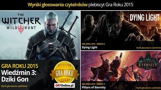 Wielka trójka 2015 roku. - Plebiscyt Gra roku 2015 - ogłaszamy wyniki głosowania - wiadomość - 2016-02-08