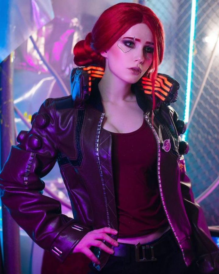 Triss Merigold w cyberpunkowej wersji; zobaczcie unikalny cosplay - ilustracja #1