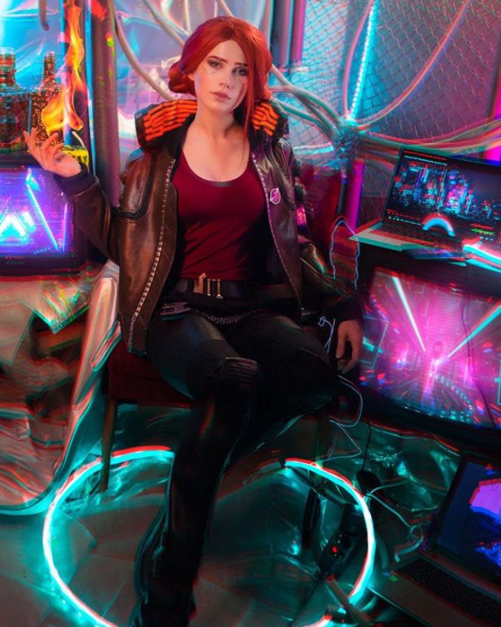 Triss Merigold w cyberpunkowej wersji; zobaczcie unikalny cosplay - ilustracja #2