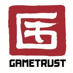 Logo GameTrust, nowo otwartego oddziału wydawniczego firmy GameStop.