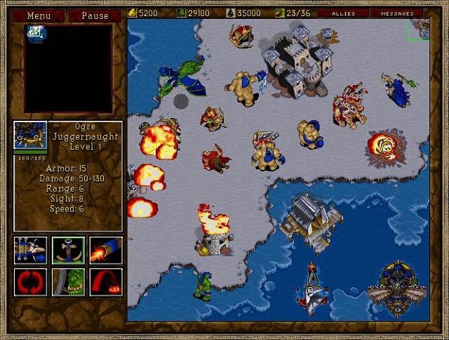 Screen z gry Warcraft II: Tides of Darkness. - Warcraft: Orcs & Humans i Warcraft II: Tides of Darkness doczekają się nowych wersji? - wiadomość - 2013-11-11