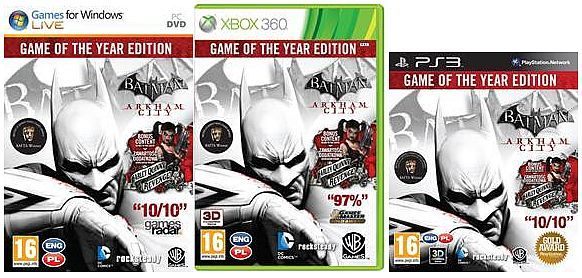Batman Arkham City: Game of the Year Edition - w planie wydawniczym Cenega - ilustracja #1