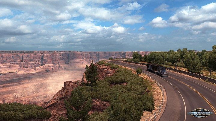 W American Truck Simulator: Arizona nie zabrakło pięknych widoków. - American Truck Simulator – dodatek Arizona już dostępny - wiadomość - 2016-06-06