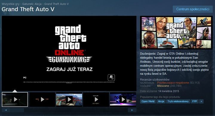 GTA V na Steamie zebrało w ostatnich dniach srogie baty, ale powrót OpenIV być może udobrucha oburzonych fanów. - Grand Theft Auto V - Take-Two daje zielone światło modom singleplayer; OpenIV wraca do życia - wiadomość - 2017-06-26