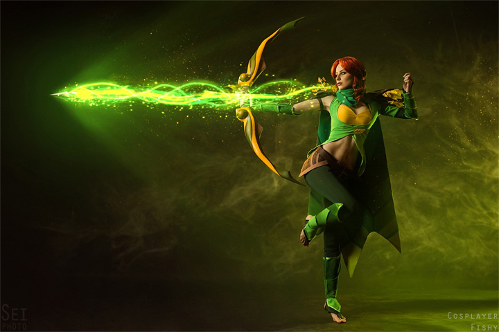 Źródło: Darya Kravets. - Najlepsze cosplaye - Windranger z gry Dota 2 - wiadomość - 2018-01-22