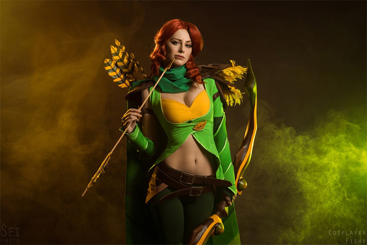 Najlepsze cosplaye - Windranger z gry Dota 2 - ilustracja #4