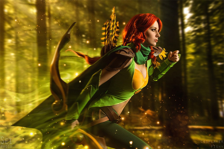 Najlepsze cosplaye - Windranger z gry Dota 2 - ilustracja #8