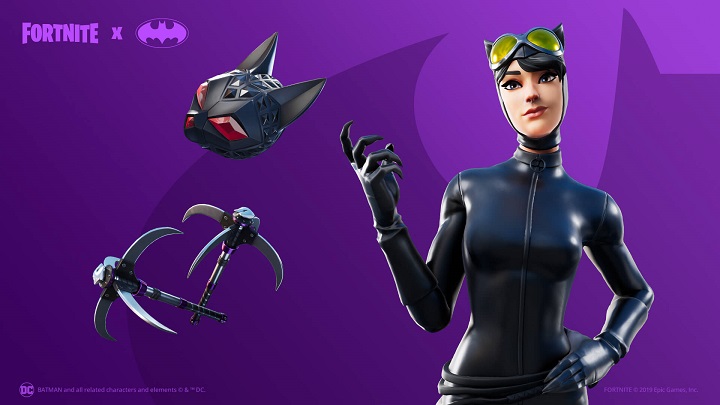 Strój Catwoman w Fortnite. - Rozpoczęło się wydarzenie Fortnite x Batman - wiadomość - 2019-09-22