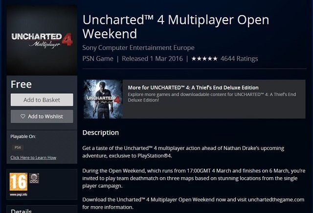 Zbliża się weekend z multiplayerem Uncharted 4 / Źródło: ShackNews. - Uncharted 4: Kres Złodzieja - najbliższy weekend spędzimy z multiplayerem gry - wiadomość - 2016-02-29