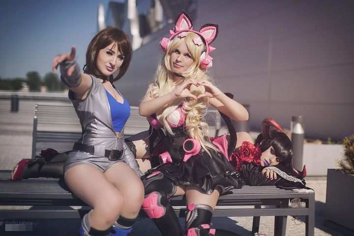 Najlepsze cosplaye - Asuka, Eliza i Chloe z Tekken 7 - ilustracja #8