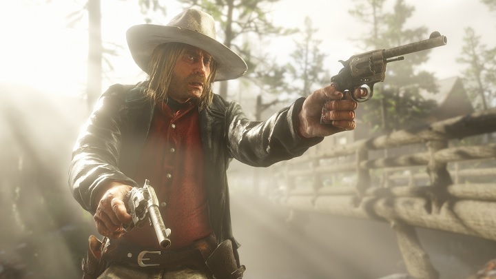 Choć strzelanie nie zawsze będzie jedynym rozwiązaniem napotkanych problemów, często nie pozostanie nam nic innego, jak sięgnąć do kabury. - Red Dead Redemption 2 na premierowym zwiastunie - wiadomość - 2018-10-18