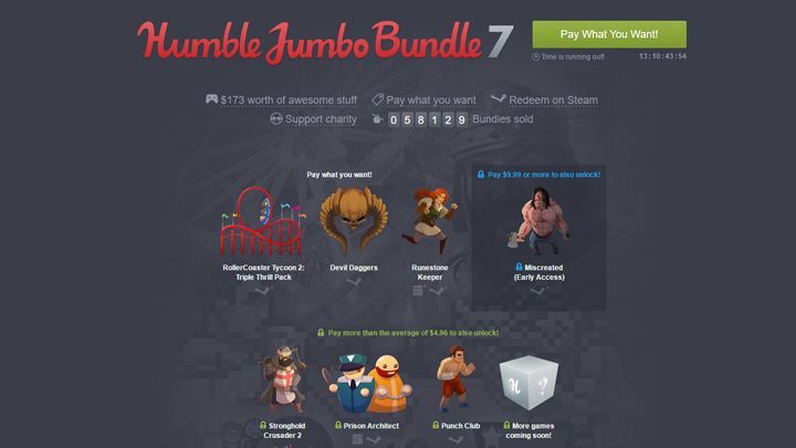 Promocja dobiegnie końca 4 października. - Nowe Humble Bundle (m.in. Stronghold: Crusader II, Prison Architect, Punch Club) - wiadomość - 2016-09-22