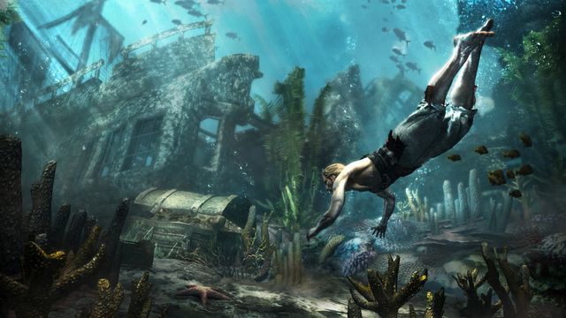 Akcja gry będzie rozgrywać się także pod wodą – to jedna z nowości, jakie pojawią się w „czwórce” - Assassin's Creed IV: Black Flag – nowy zapis rozgrywki wprost z Gamescomu - wiadomość - 2013-08-20