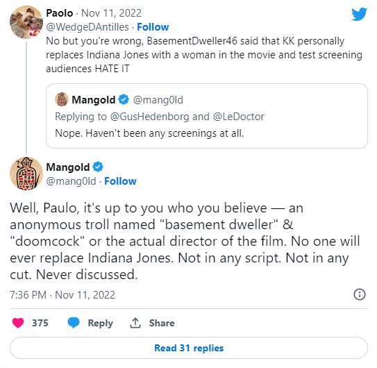 „Nikt nigdy nie zastąpi Indiany Jonesa”, reżyser piątej części ucina plotki - ilustracja #1