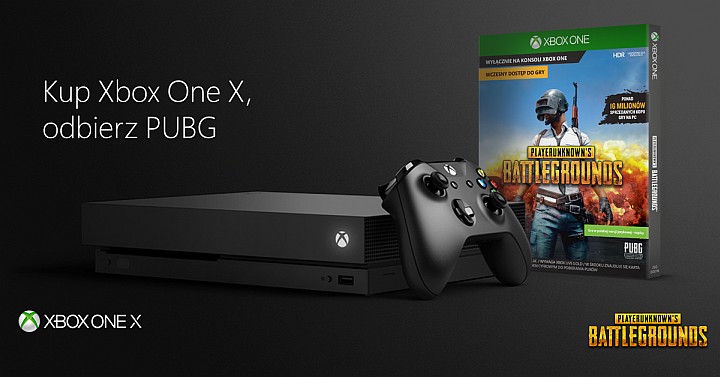 Kup konsolę Xbox One X, odbierz PlayerUnknown's Battlegrounds - ilustracja #1