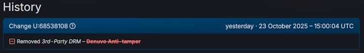Źródło: SteamDB. - Gracze na Steam czekali na to 549 dni. Kontrowersyjne zabezpieczanie Denuvo zniknęło z postapokaliptycznej gry Dead Island 2 - wiadomość - 2025-10-24