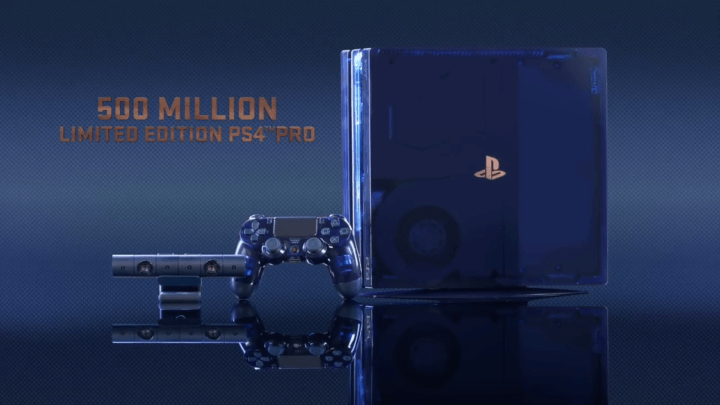 W specjalnej edycji zastosowano dość nietypową kolorystykę. - Sony świętuje i przedstawia PlayStation 4 Pro 500 Milion Limited Edition - wiadomość - 2018-08-10
