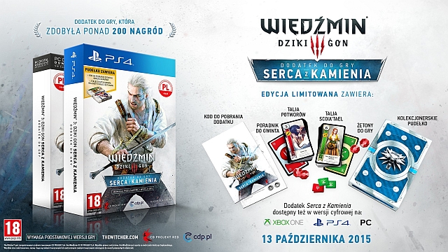 DLC w wydaniu pudełkowym? U CD Projekt RED to norma. - Wiedźmin 3: Dziki Gon – kompendium wiedzy [Aktualizacja #30: wsparcie dla PS4 Pro, Devil's Pit Mod i inne] - wiadomość - 2017-10-30