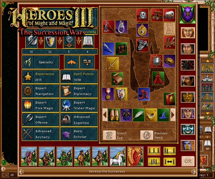 Bohaterowie otrzymają do swojej dyspozycji pokaźną ilość nowych artefaktów oraz specjalizacji. - Heroes of Might and Magic II - mod przeniesie grę na silnik „trójki" - wiadomość - 2018-05-14