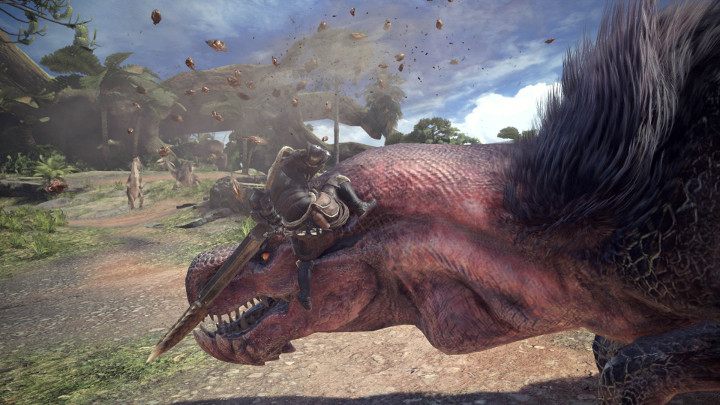 Wielu graczy skusiło się na grubego zwierza. - Monster Hunter World z rekordową premierą na PC - wiadomość - 2018-08-10