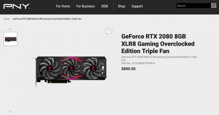 Ceny kart podane na zdjęciach ostatecznie mogą być inne. - Nvidia GeForce RTX 2080 i RTX 2080 Ti – znamy wygląd i specyfikację - wiadomość - 2018-08-21