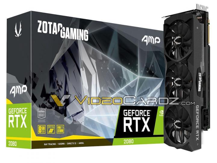 Partnerzy Add-in-Board Nvidii stawiają na mocne chłodzenie nowych układów. Źródło: videocardz.com - Nvidia GeForce RTX 2080 i RTX 2080 Ti – znamy wygląd i specyfikację - wiadomość - 2018-08-21