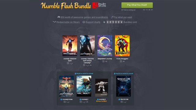 Promocja dobiegnie końca 2 października o godzinie 20:00. - Seria Anomaly i inne gry studia 11 bit w nowej promocji Humble Flash Bundle - wiadomość - 2014-09-30