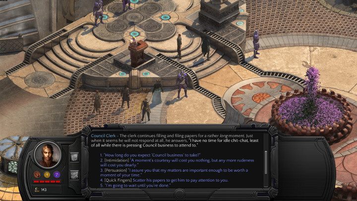 Najnowszy Torment kładzie duży nacisk na narrację, dialogi oraz wiele sposobów rozwiązywania problemów – jak na prawdziwe cRPG przystało. - Torment: Tides of Numenera - prace nad grą ukończone - wiadomość - 2017-01-16