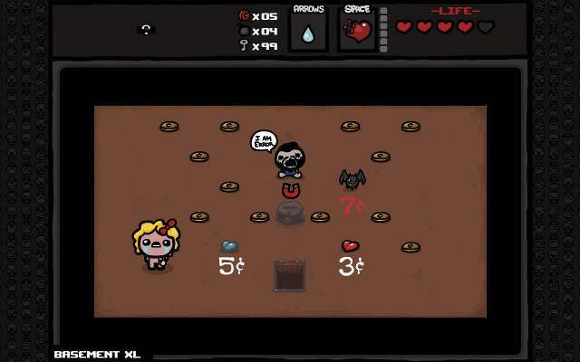 Specyficzna, rozpikselowana oprawa wizualna to urok tej produkcji - The Binding of Isaac sprzedało się w 2 mln kopii. Premiera Rebirth w tym roku - wiadomość - 2013-04-17