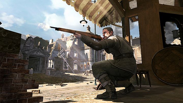 Słowiański przykuc z giwerą: wersja remastered. - Sniper Elite V2 Remastered - porównanie graficzne do oryginału - wiadomość - 2019-05-13