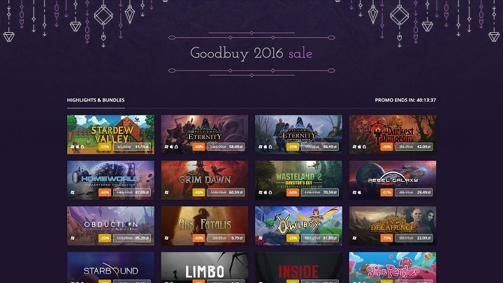 GOG.com żegna się z 2016 rokiem małą wyprzedażą - ilustracja #1