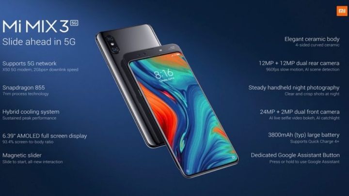 Xiaomi Mi Mix 3 5G to smartfon o solidnej specyfikacji technicznej. - Xiaomi Mi Mix 3 – łączność 5G w bardzo sensownej cenie - wiadomość - 2019-02-25