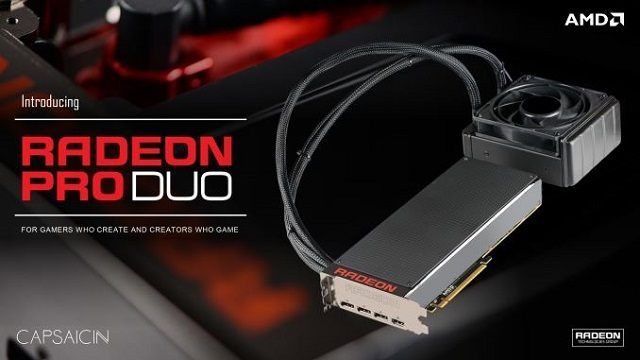 Radeon Pro Duo to nowy potwór ze stajni AMD. - Radeon Pro Duo od AMD najpotężniejszą kartą grafiki - wiadomość - 2016-03-15