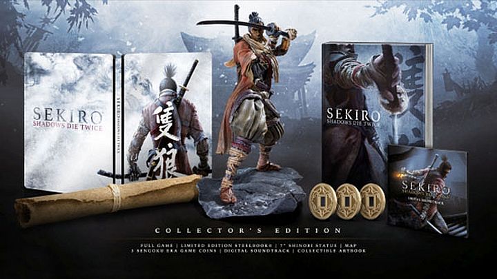 Zawartość Edycji Kolekcjonerskiej jest raczej standardowa, pytanie jak będzie z ceną... - Sekiro: Shadows Die Twice - nowa gra od From Software zadebiutuje w marcu 2019 - wiadomość - 2018-08-21