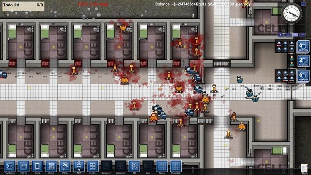 Podczas zabawy w Prison Architect czasami trzeba tłumić zamieszki. - Prison Architect ukaże się 6 października - wiadomość - 2015-09-22