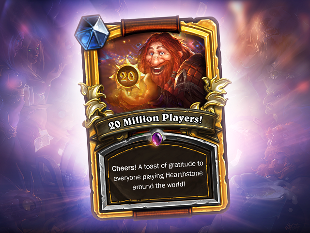 Twórcy wznoszą symboliczny toast, aby uczcić osiągnięty sukces. - Hearthstone – karciankę Blizzarda sprawdziło 20 milionów graczy pecetowych i mobilnych - wiadomość - 2014-09-16