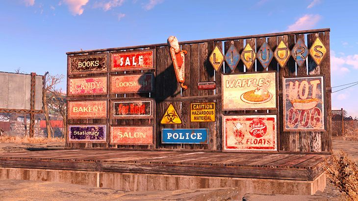 Patch wprowadza m.in. nowe plakietki służące do przystrajania osad. - Fallout 4 otrzymał aktualizację 1.4 - wiadomość - 2016-03-01