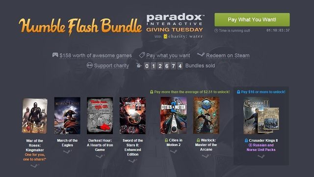 Humble Flash Bundle z grami Paradoxu (m.in. War of the Roses, Cities in Motion 2 i Crusader Kings II) - ilustracja #1