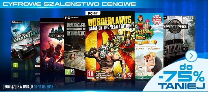 Piąty dzień promocji Cyfrowe Szaleństwo Cenowe w Sklepie Gry-OnLine.pl (m.in. Borderlands, Spintires i This War of Mine) - ilustracja #1